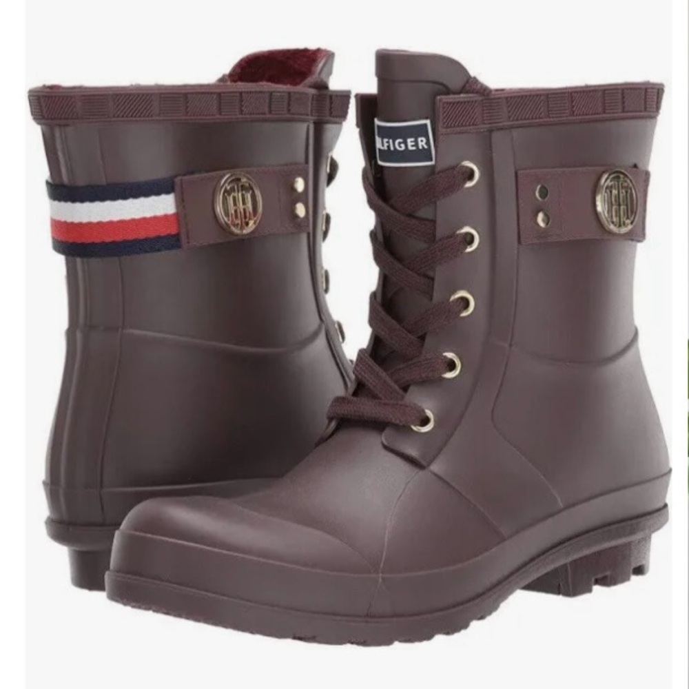 Tommy Hilfiger Logo Rain Boots